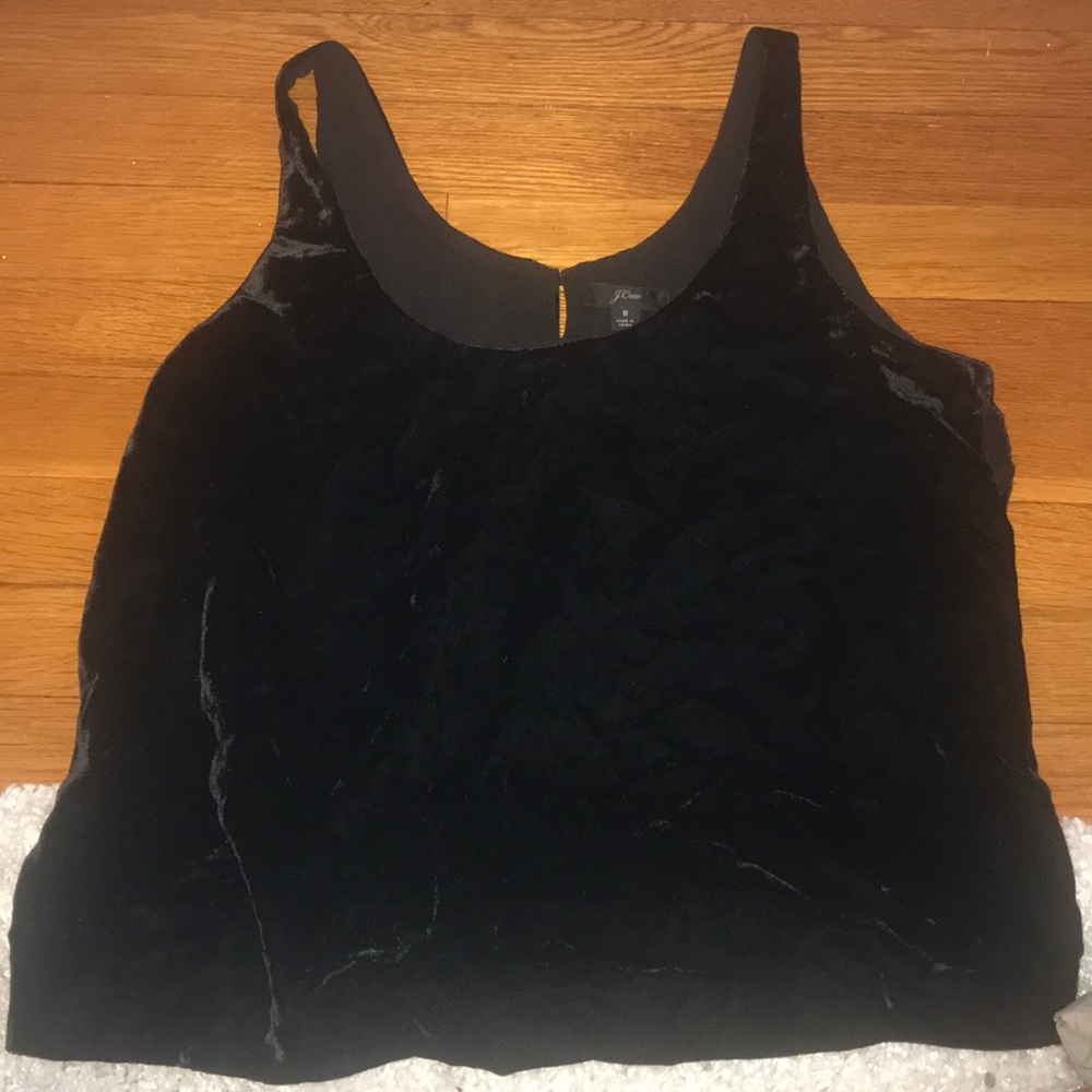J. Crew Velvet Top
